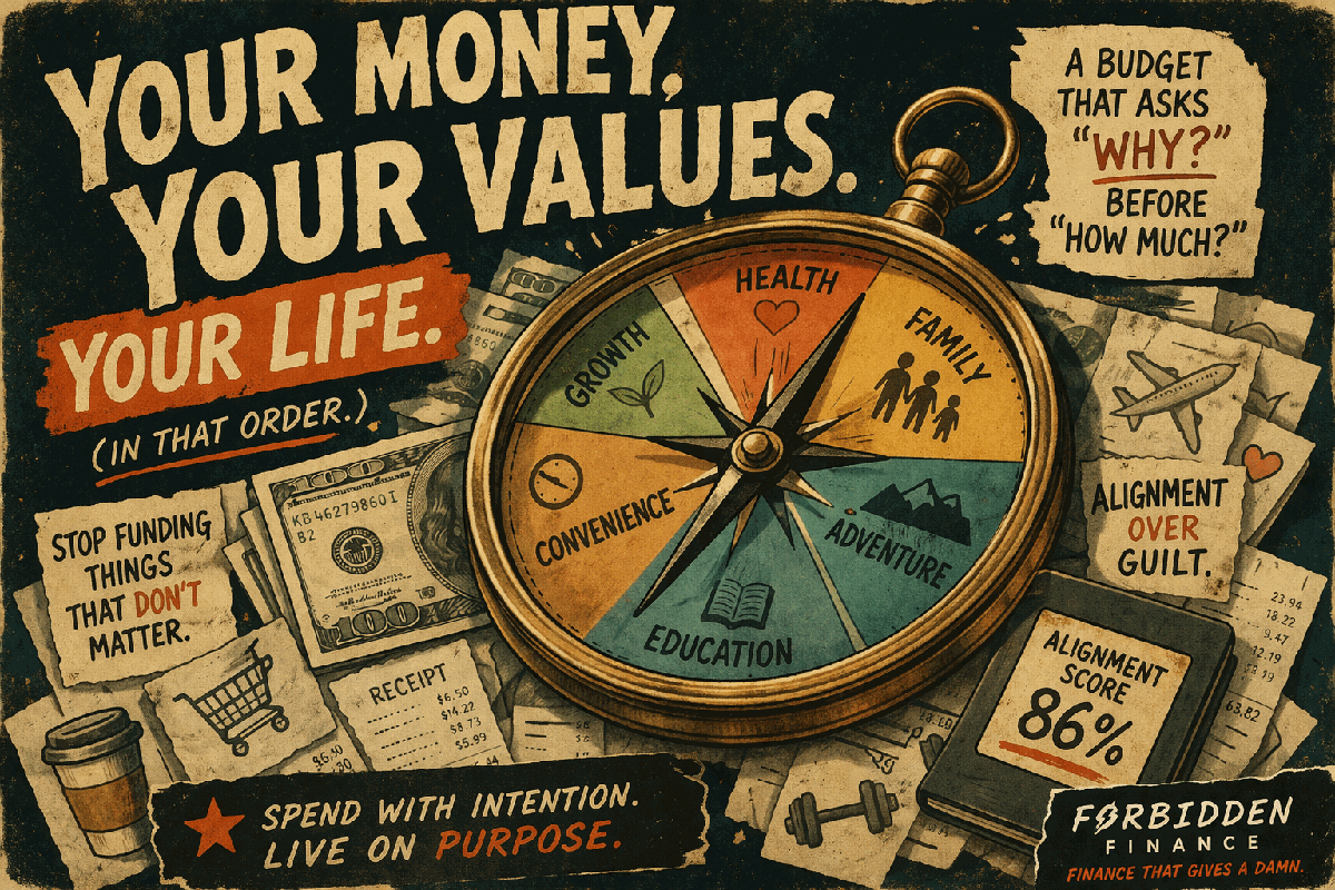 Values-Based Budgeting: Spend Money on What Actually Matters (Forbidden Concept, We Know)