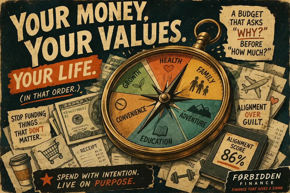 Values-Based Budgeting: Spend Money on What Actually Matters (Forbidden Concept, We Know)