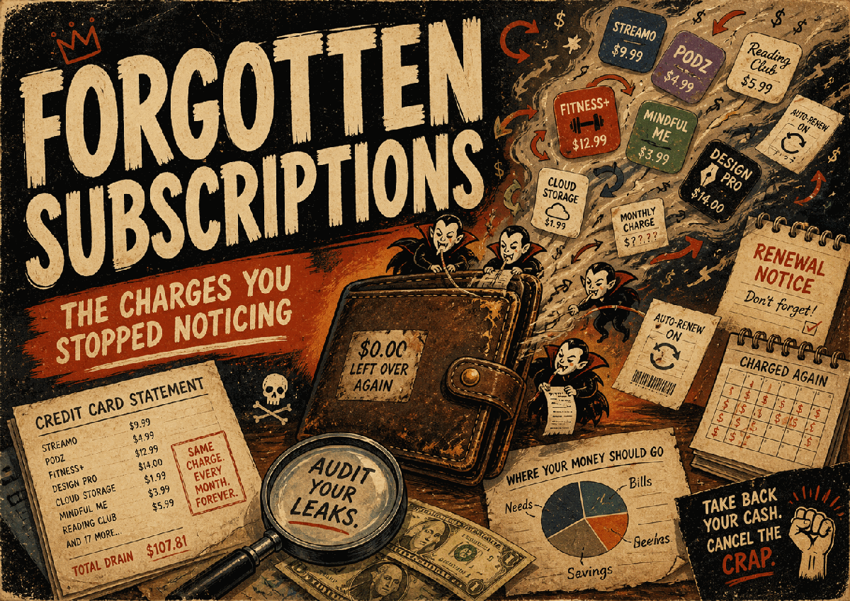 Your Forgotten Subscriptions Are Bleeding You Dry