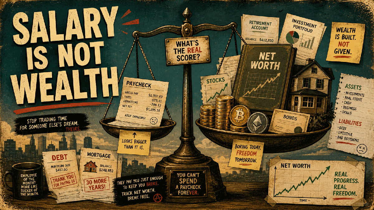 Your Salary Is Not Your Net Worth (And That's the Forbidden Truth)