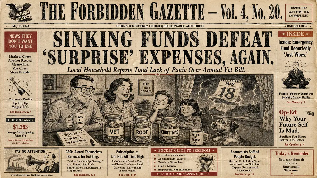 Sinking Funds Explained: The One Habit That Makes 'Surprise' Expenses Disappear