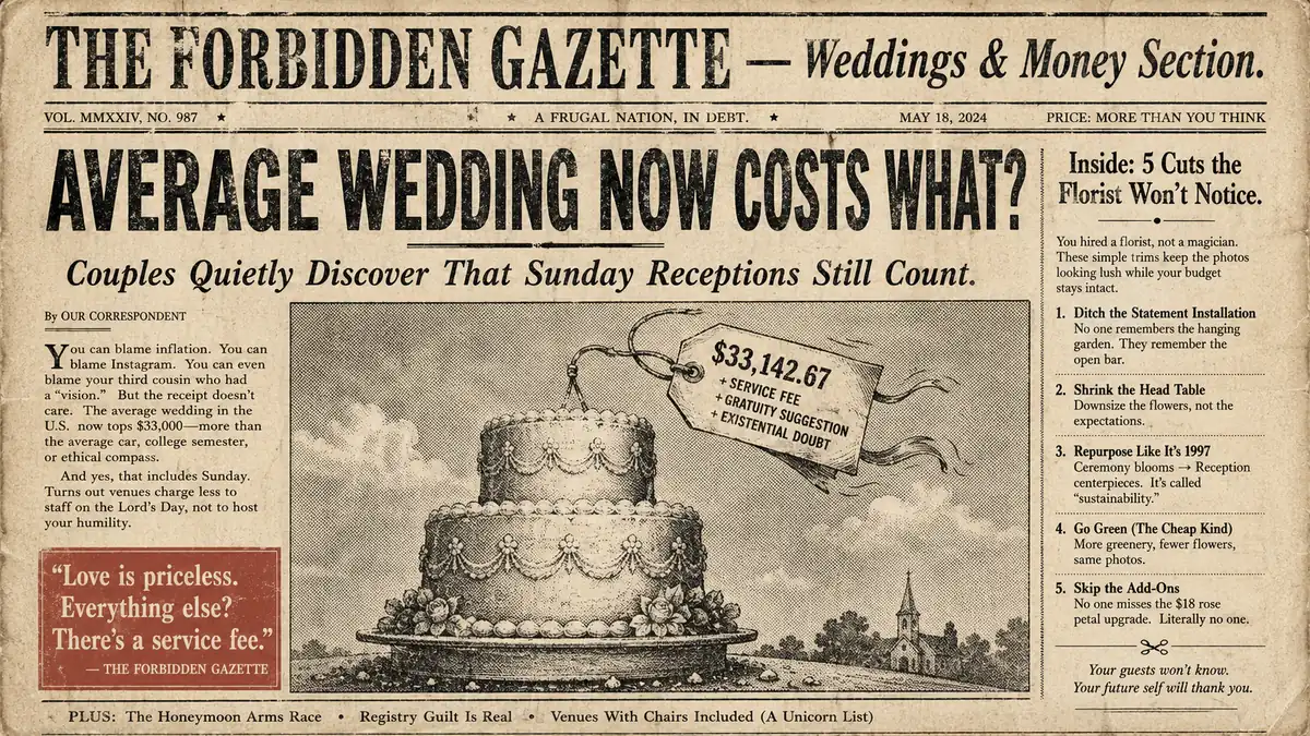 The Real Cost of a Wedding in 2026 (and Five Ways to Cut It Without Anyone Noticing)
