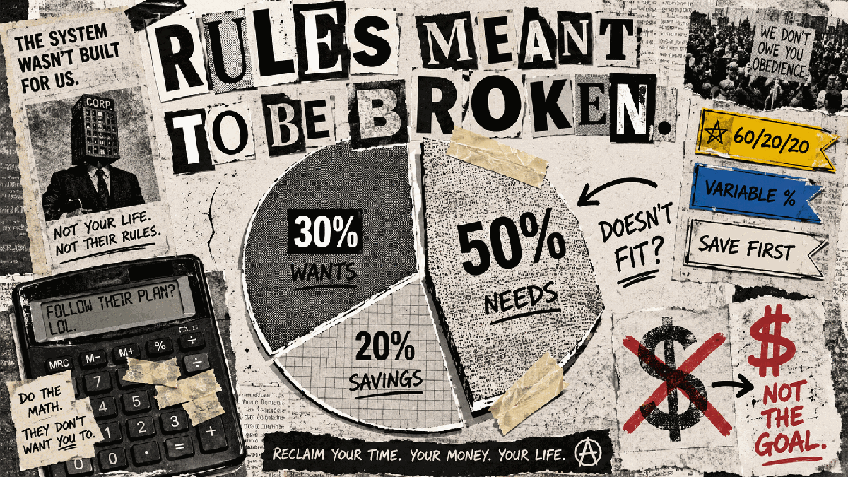 The 50/30/20 Rule Isn't Working for You — Here's Why (and What to Try)