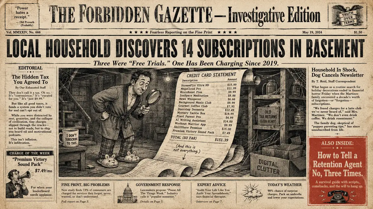 Sub-Hunting: How to Find $50-$200/Month Hiding in Your Recurring Charges