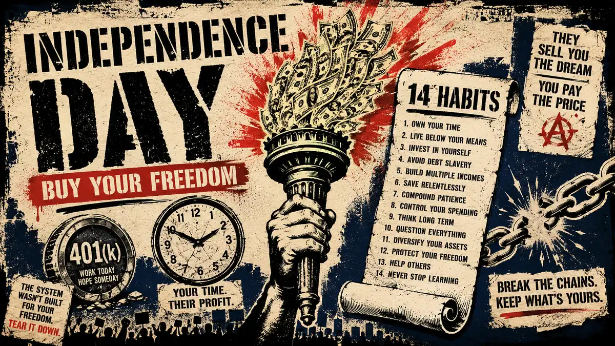Independence Day Money: 14 Habits That Buy You More Financial Freedom (Not Just More Stuff)