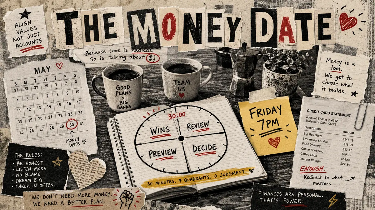 The 'Money Date' Script: 30 Minutes a Week That Will Change Your Marriage