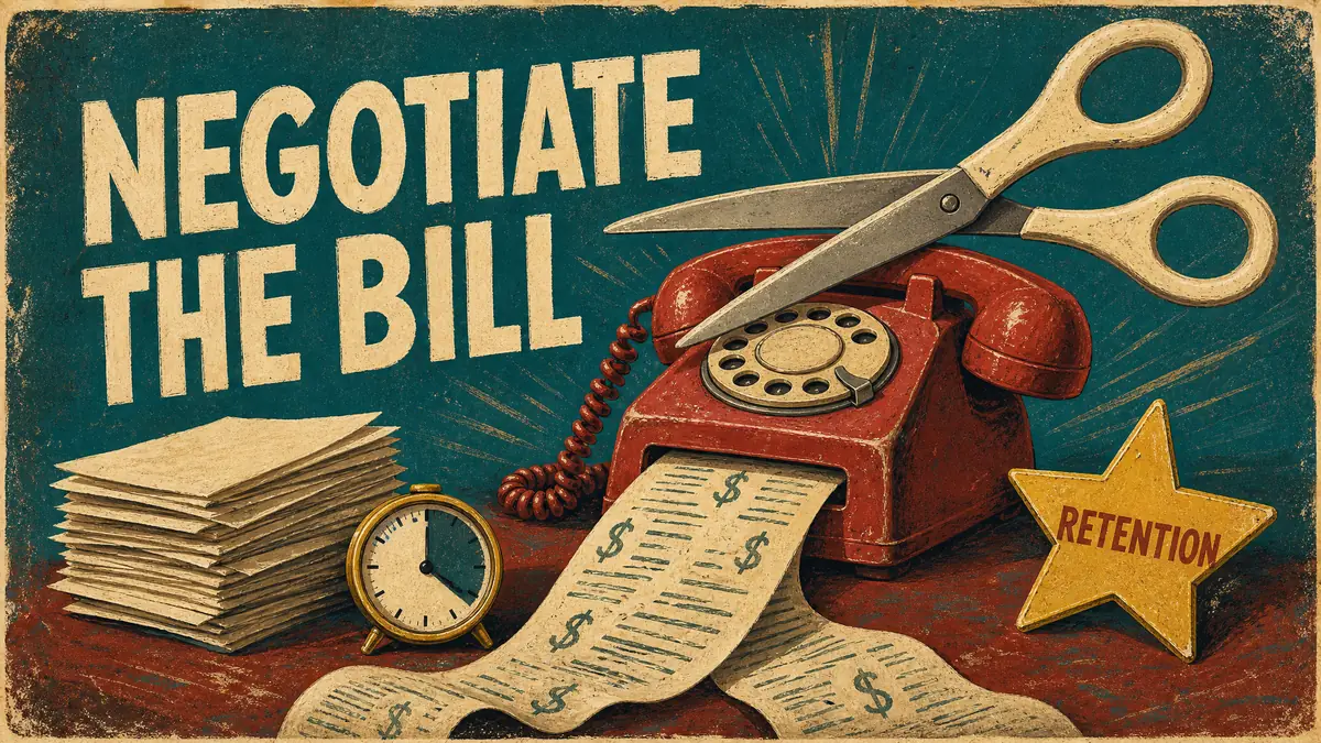 How to Negotiate Your Bills (Cable, Phone, Insurance) Without the Anxiety