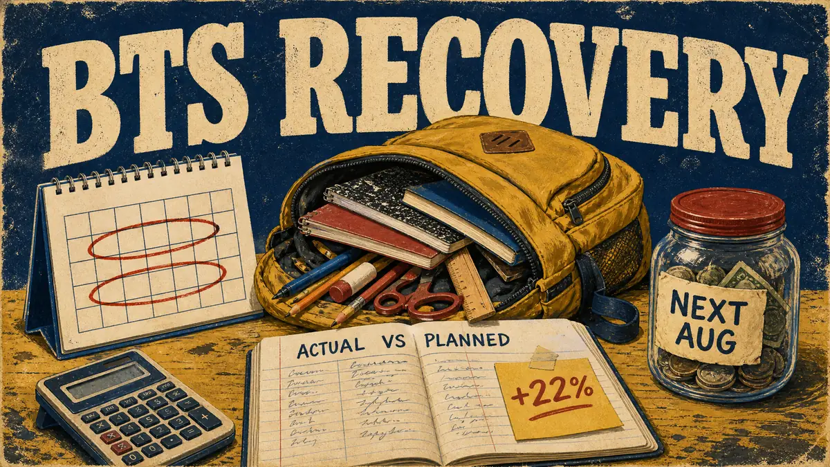 Back-to-School Recovery: A Two-Week Plan to Rebalance After the August Blow-Up