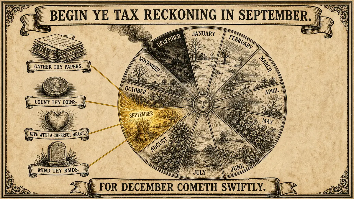 Year-End Tax Moves to Start in September (Not December)