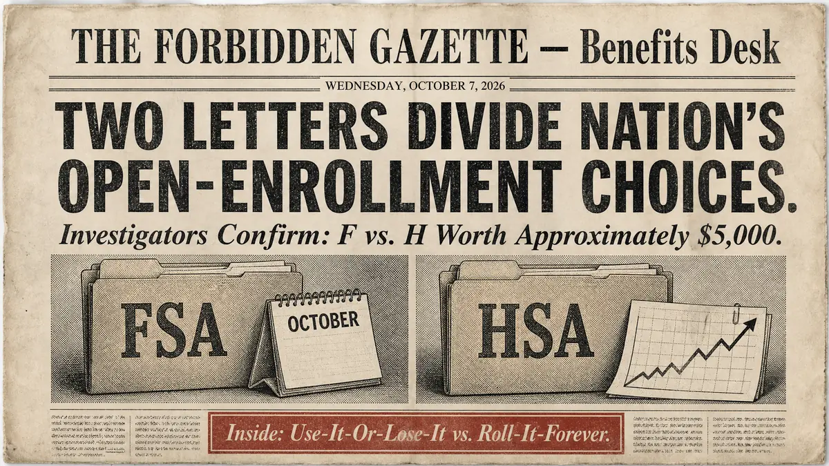 FSA vs. HSA: The Two-Letter Difference That Matters Most in October