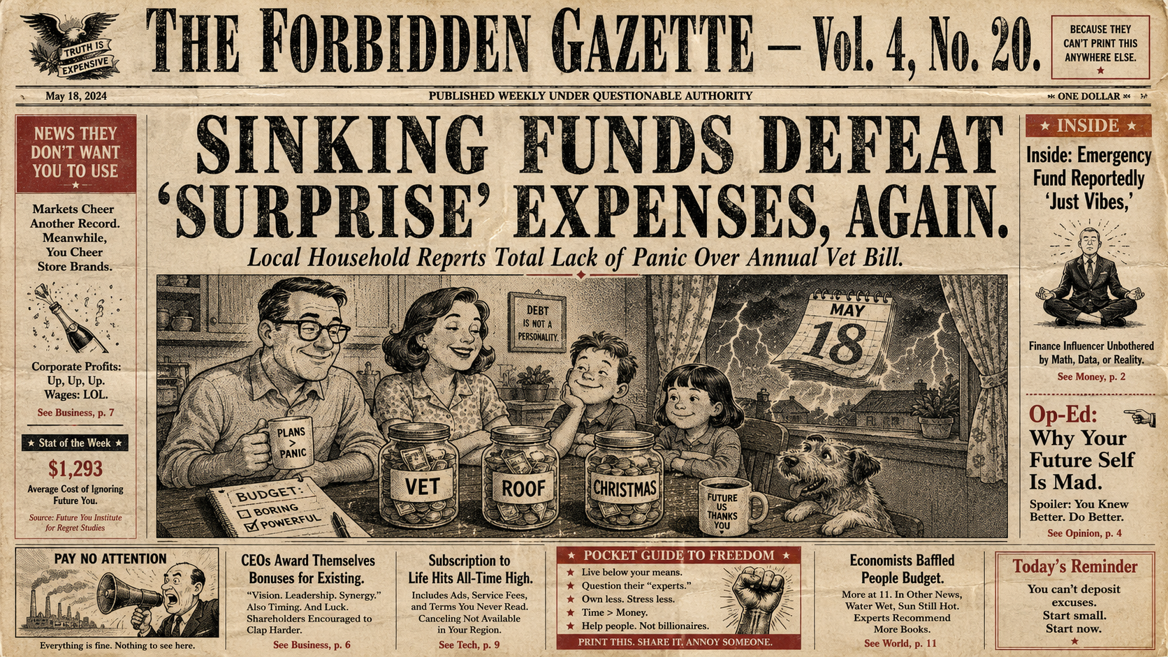 Sinking Funds Explained: The One Habit That Makes 'Surprise' Expenses Disappear