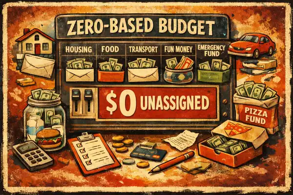 Zero-Based Budgeting: Give Every Dollar a Job (and Yes, “Pizza Fund” Counts)