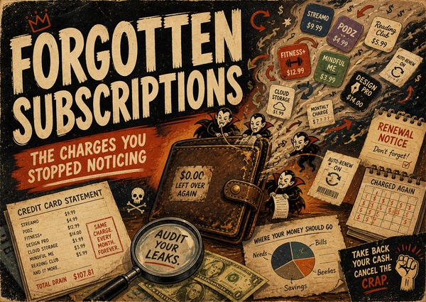 Your Forgotten Subscriptions Are Bleeding You Dry