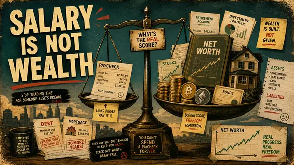 Your Salary Is Not Your Net Worth (And That's the Forbidden Truth)
