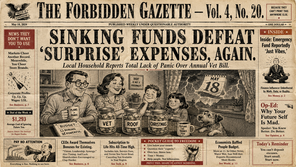 Sinking Funds Explained: The One Habit That Makes 'Surprise' Expenses Disappear