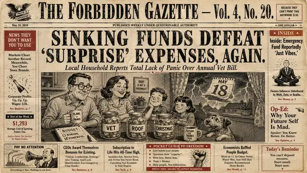 Sinking Funds Explained: The One Habit That Makes 'Surprise' Expenses Disappear