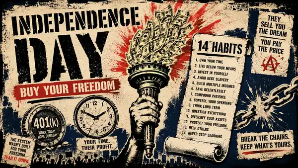 Independence Day Money: 14 Habits That Buy You More Financial Freedom (Not Just More Stuff)