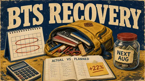 Back-to-School Recovery: A Two-Week Plan to Rebalance After the August Blow-Up